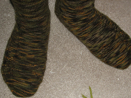 Fall cable socks