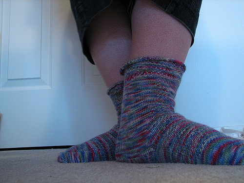 Foxy Sky Beach socks
