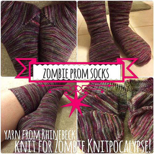 zombie prom socks