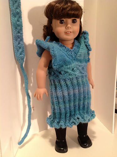 doll dress for Leah’s Rebecca