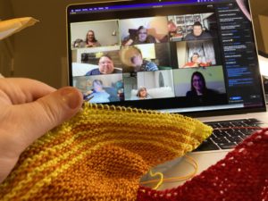 Zooming and knitting