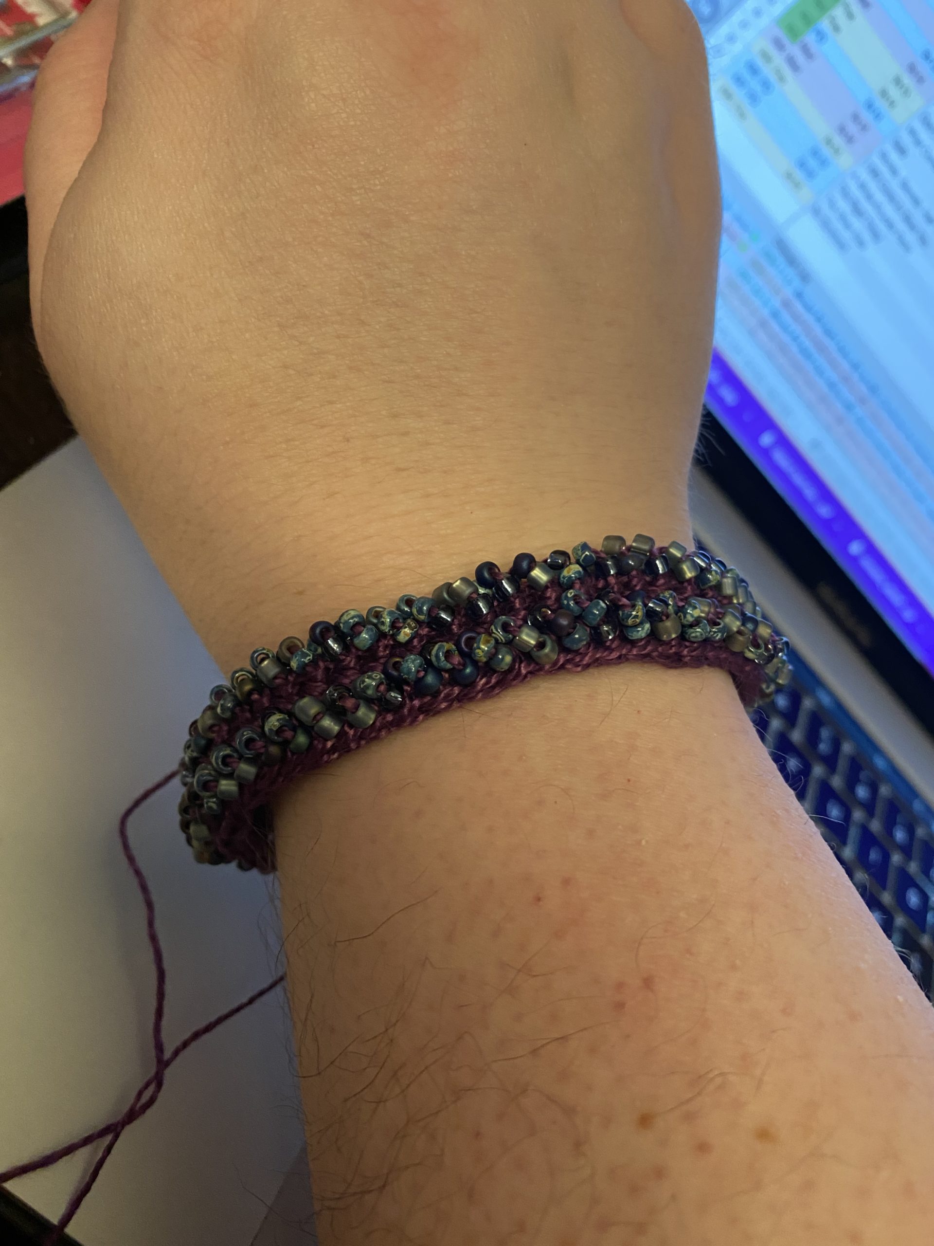 Mingle Crochet bracelet complete