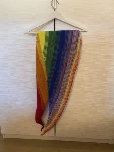For You rainbow shawl